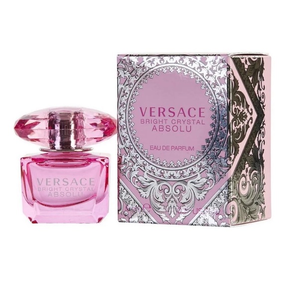 VERSACE Bright Crystal Absolu Eau de Parfum Mini Splash - .17 fl oz NIB - Picture 1 of 8